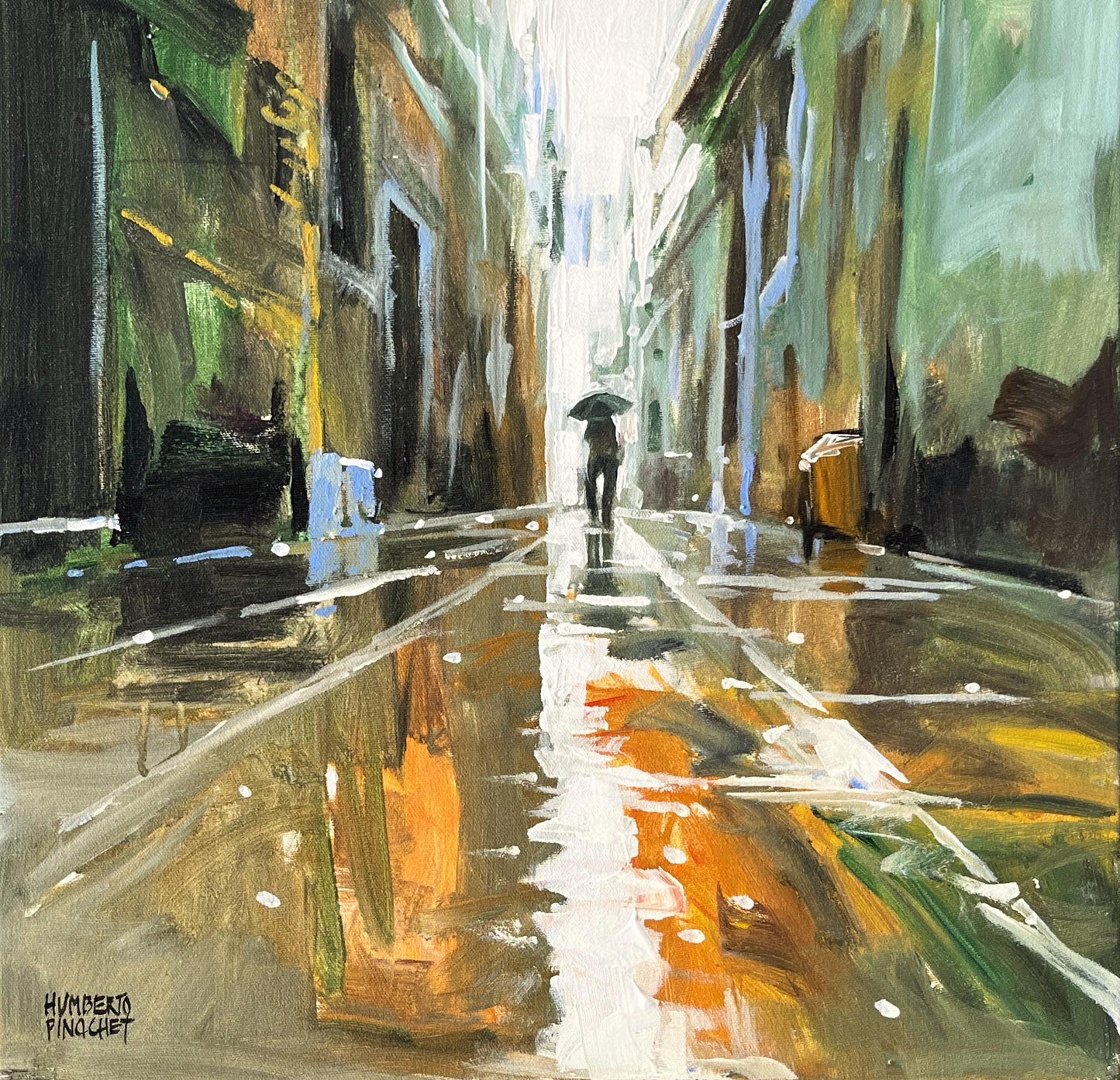 Venise sous la pluie